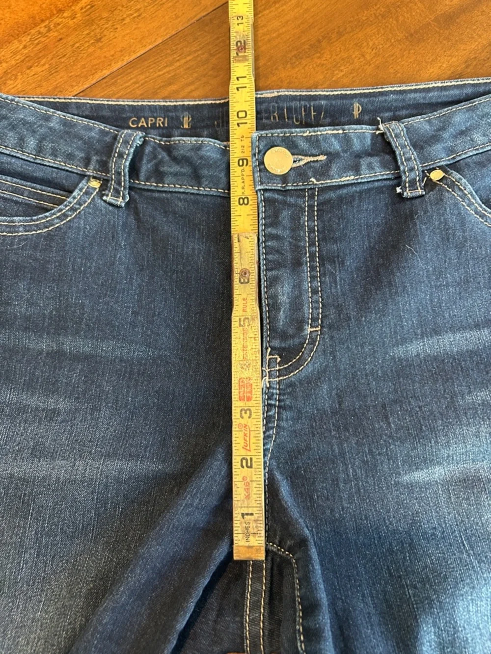 Jennifer Lopez Dark Blue Stretch Ankle Jeans - Picture 3 of 7